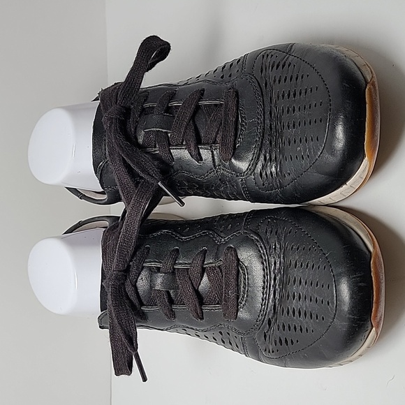 Dansko Charlie Black Leather Perforated Lace Up Sneaker Support EU 38 US 7.5 - Picture 3 of 16